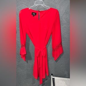 by&by❤️ Red Dress 3/4 length sleeves
